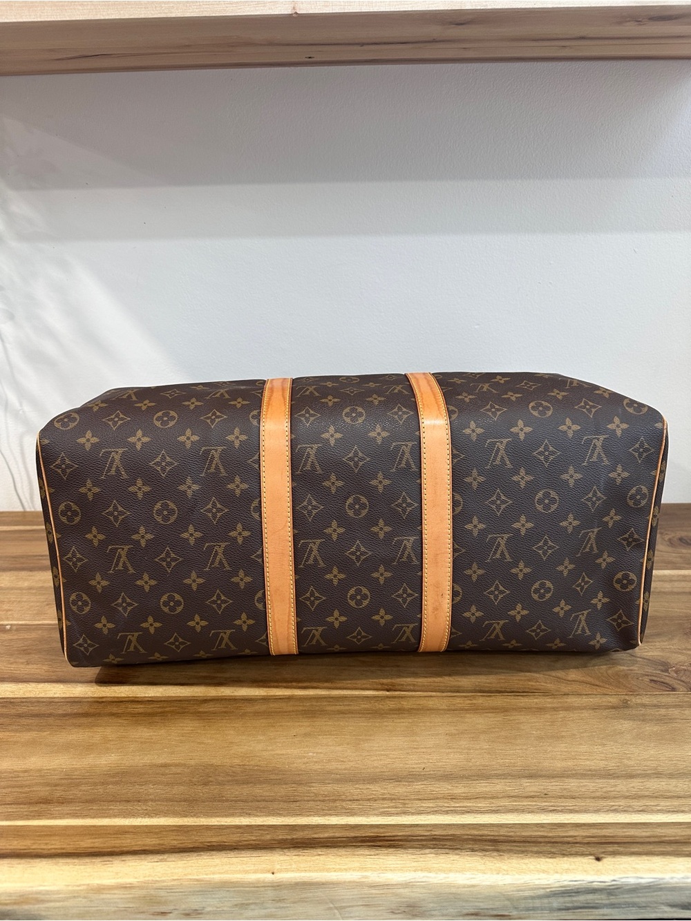 Louis Vuitton Brown Monogram Keepall 50 Travel Bag - Picture 16 of 16